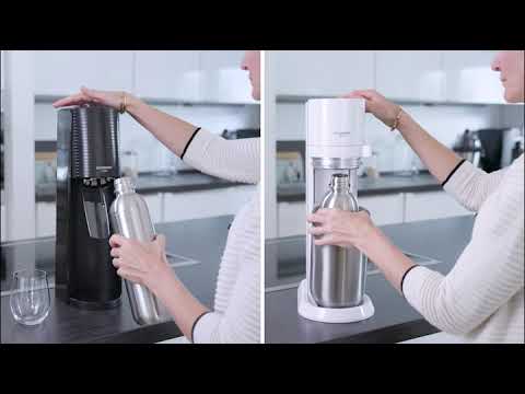 Verwendung der ZODA Edelstrahl Trinkflasche mit Wassersprudlern von SodaStream